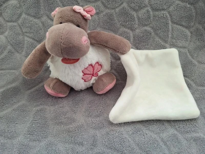 Doudou Baby Nat’ hippopotame + lange – très doux